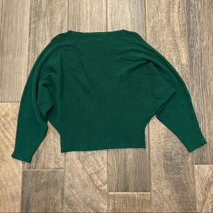 Green dolman sweater
